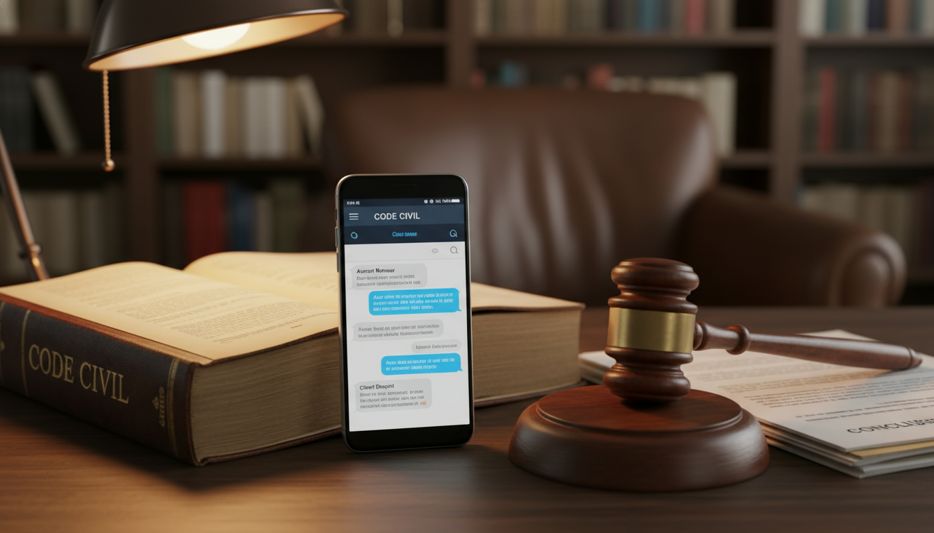 Article 1366 du Code Civil : Vos SMS et Emails Ont-ils Valeur de Preuve ? (2026)