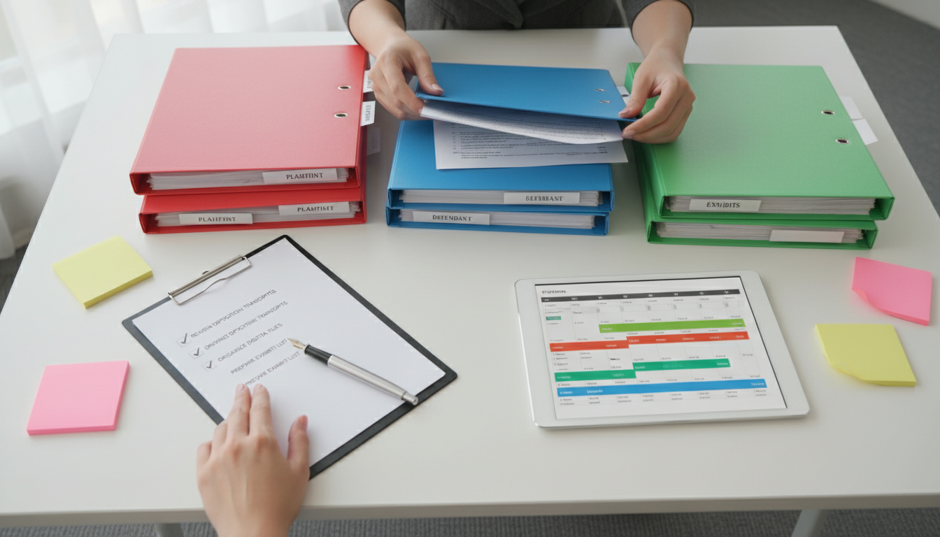 Checklist de constitution de dossier JAF avec preuves organisées