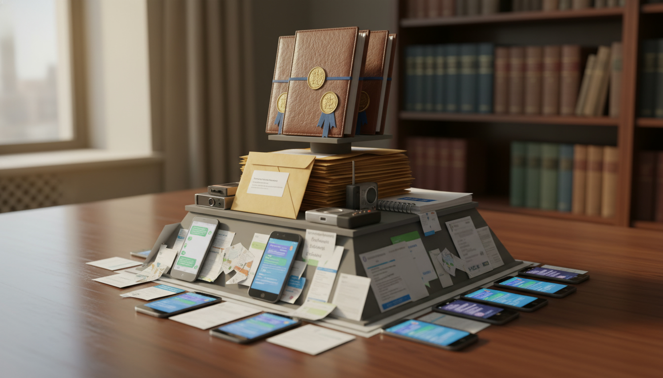 Hiérarchie des types de preuves devant le tribunal de la famille