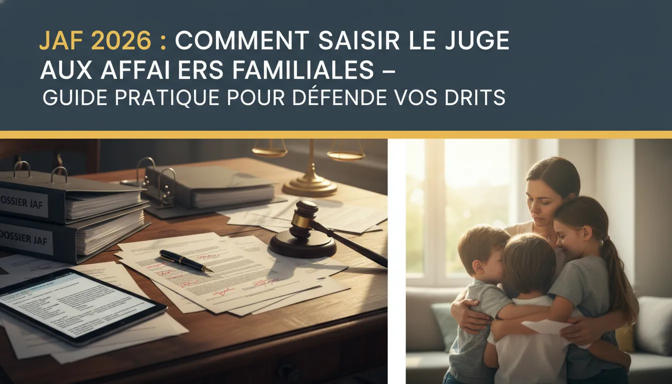 JAF (Juge aux Affaires Familiales) : Guide Complet 2025