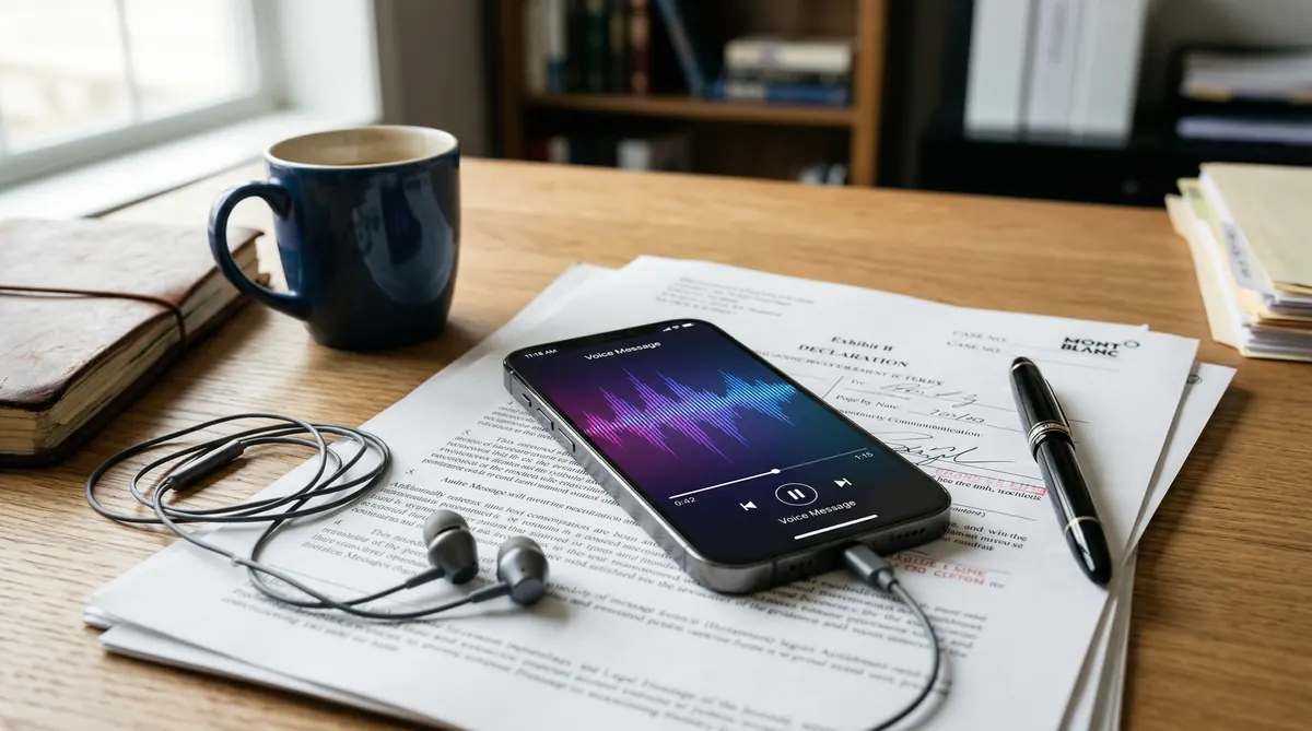 Message Vocal comme Preuve Juridique : Valeur Légale et Certification en 2026
