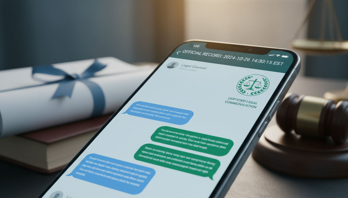 Preuve SMS au Tribunal : Comment Rendre vos Messages Recevables au JAF (2026)
